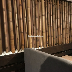 Бамбуковый ствол в интерьере – фото 4