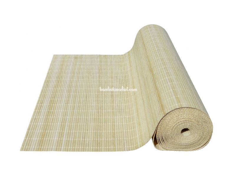 Бамбуковые обои, 10х0,9м, натуральные, с нитью, матовый лак, планка  8мм – фото 3
