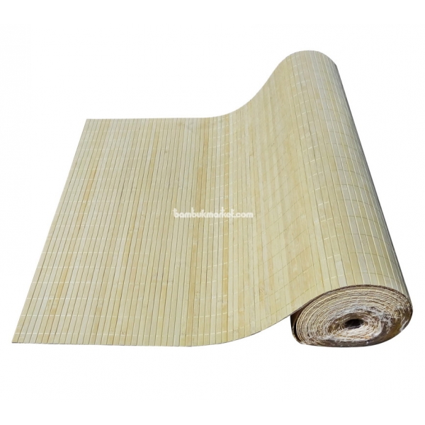 Бамбуковые обои, 10х1,8м, натуральные, с нитью, матовый лак, планка 12мм – фото 3